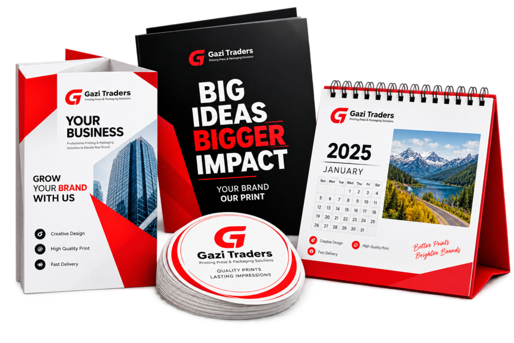 gazi traders print marketing set