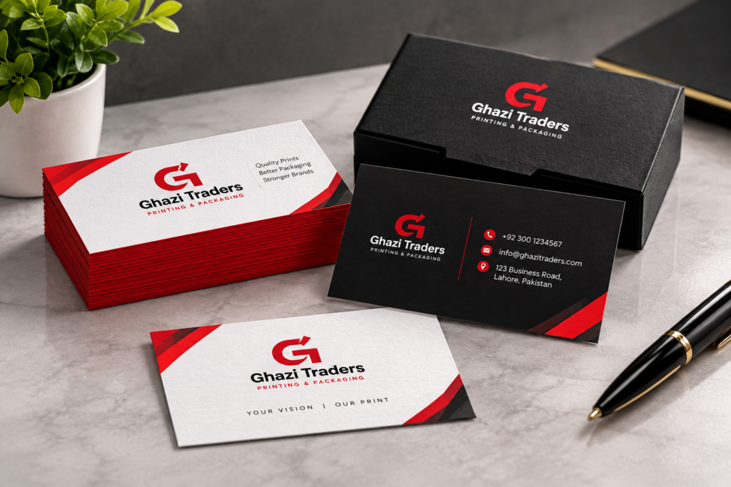 ghazi traders stationery mockup